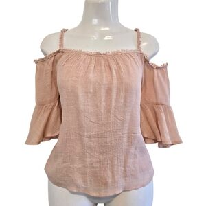 Be Cool - Rose Off Shoulder Blouse